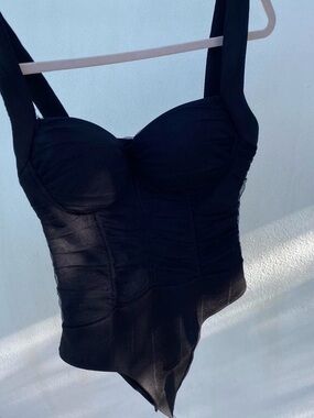 Sexy Structured Bustier Bodysuit
